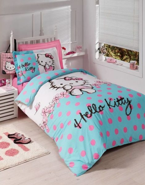 Detail Hello Kitty Warna Biru Nomer 47