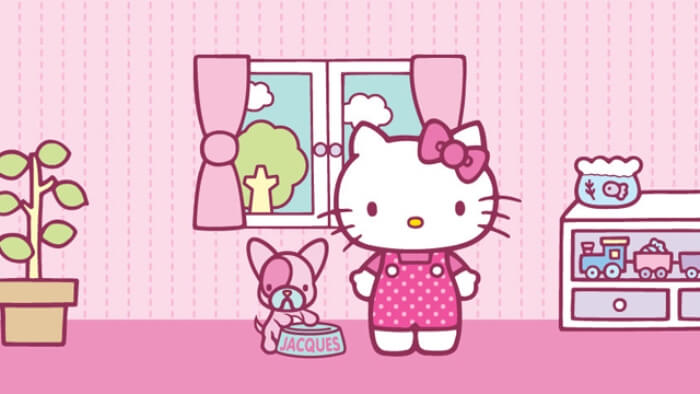 Detail Hello Kitty Warna Pink Nomer 15