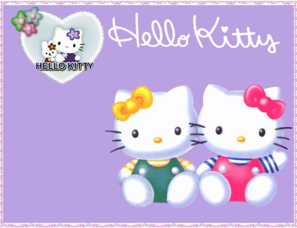 Detail Hello Kitty Warna Ungu Nomer 9