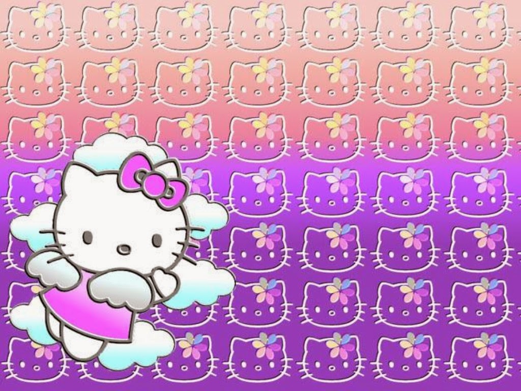 Detail Hello Kitty Warna Ungu Nomer 20