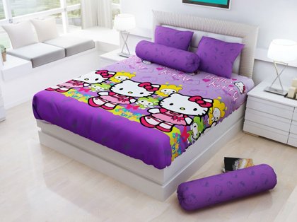Detail Hello Kitty Warna Ungu Nomer 44