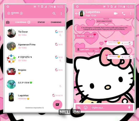 Detail Hello Kitty Whatsapp Plus Theme Nomer 12