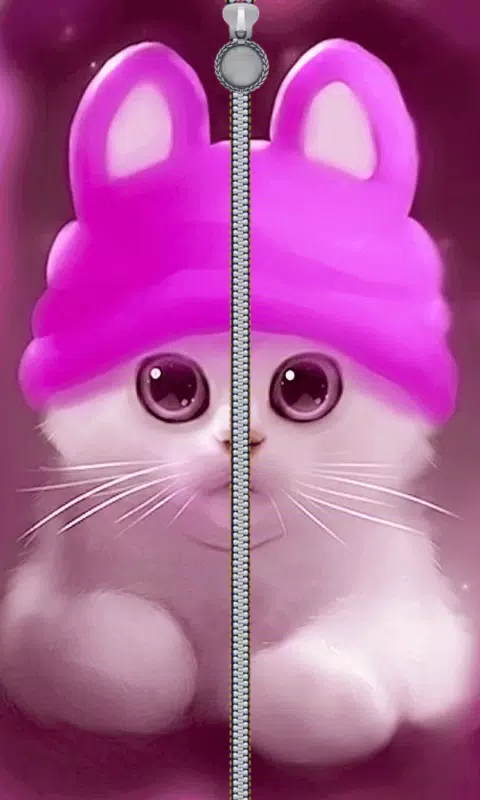 Hello Kitty Zipper Lock Screen - KibrisPDR
