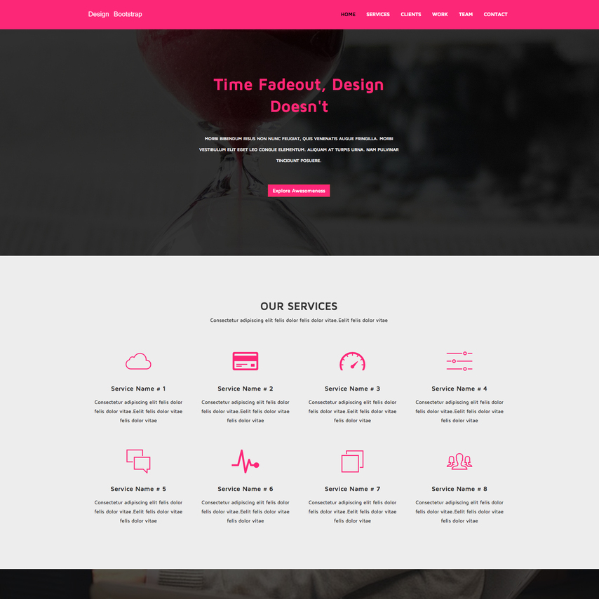 Detail Help Desk Bootstrap Template Free Nomer 27