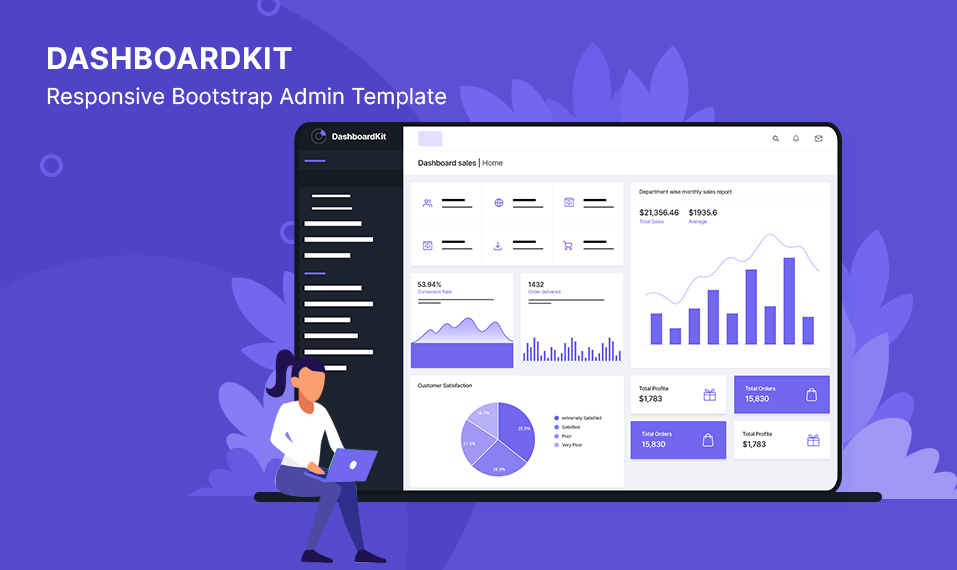 Detail Help Desk Bootstrap Template Free Nomer 41