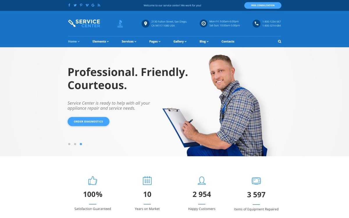 Detail Help Desk Bootstrap Template Free Nomer 8