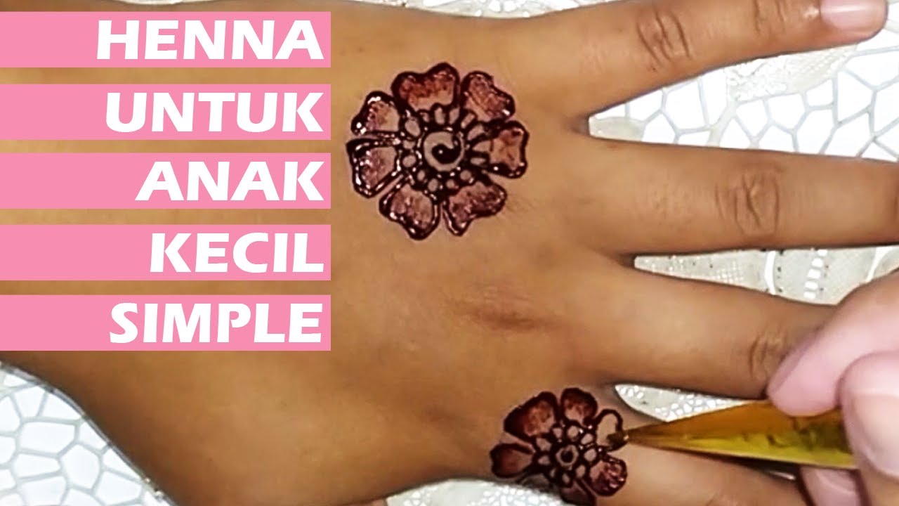 Detail Henna Simple Untuk Anak Nomer 9