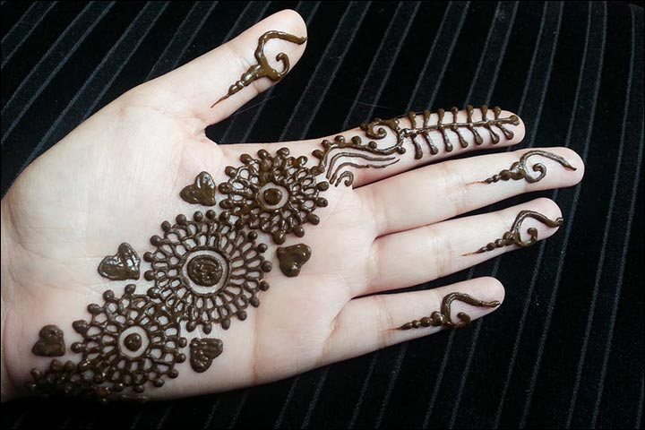 Detail Henna Telapak Tangan Bunga Nomer 34