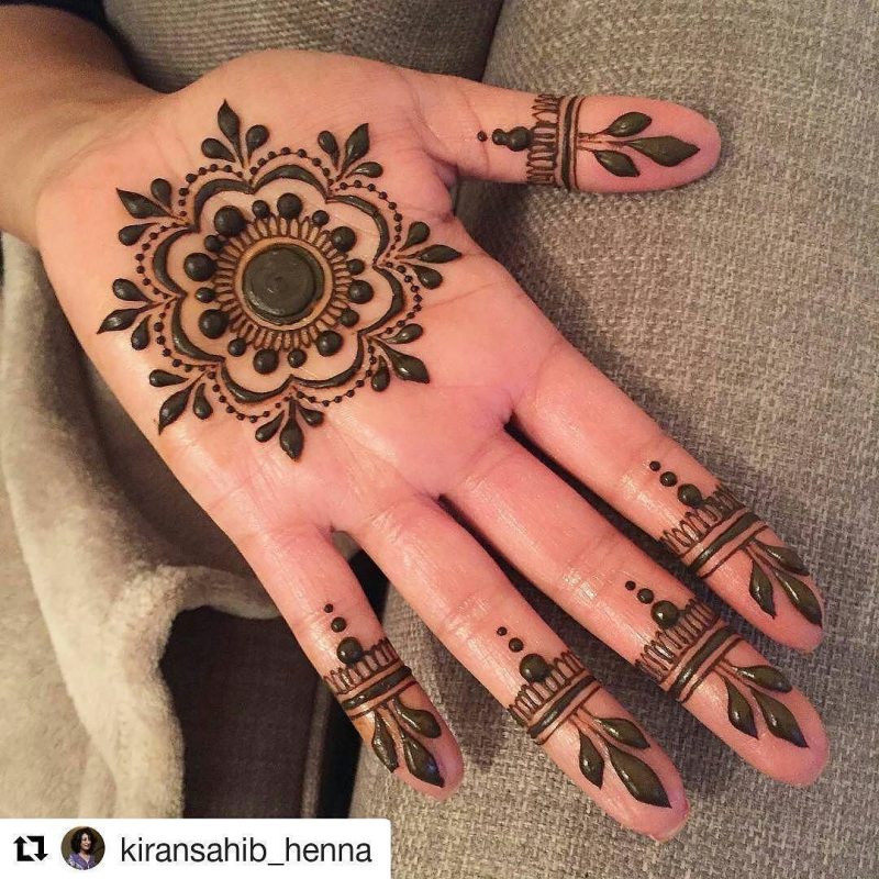 Detail Henna Telapak Tangan Simple Nomer 17