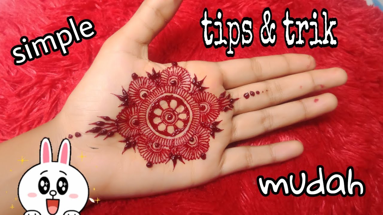Detail Henna Telapak Tangan Simple Dan Mudah Nomer 40