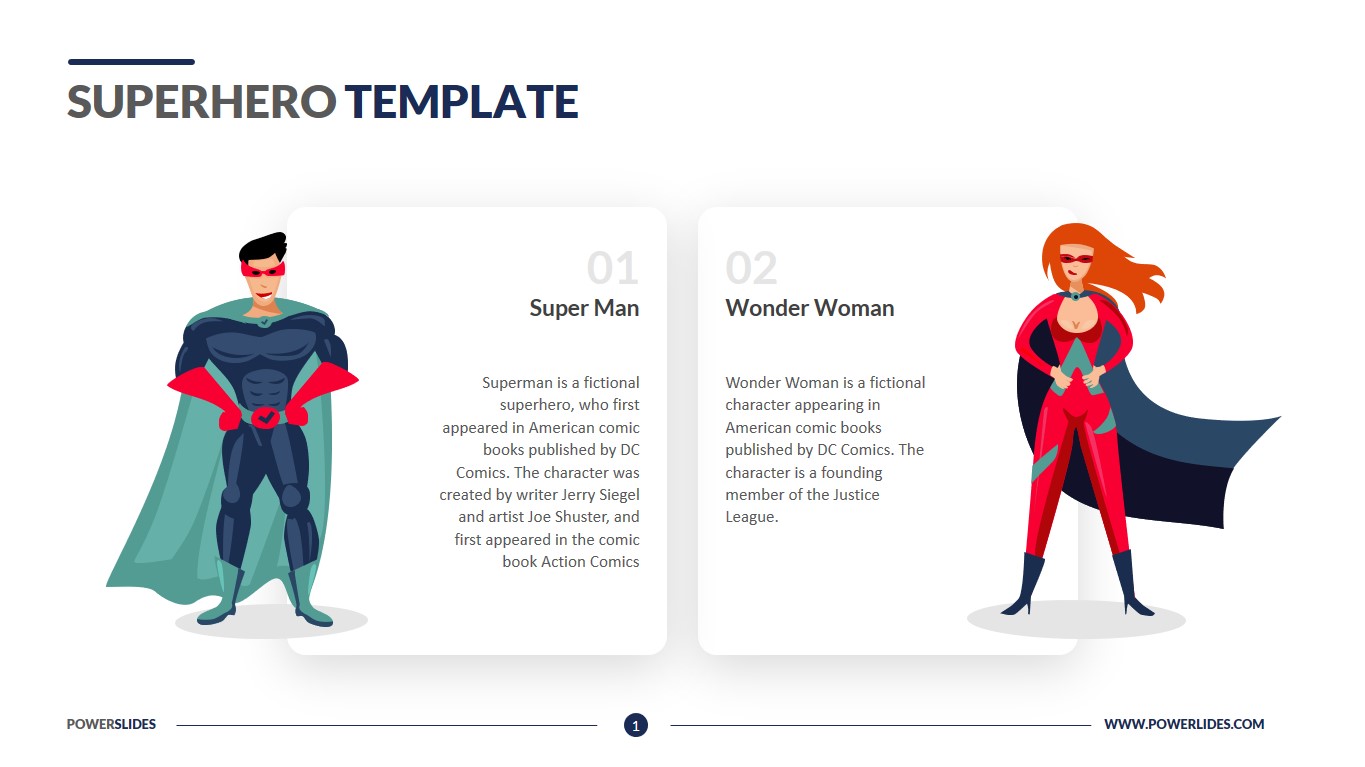 Detail Hero Powerpoint Template Nomer 12