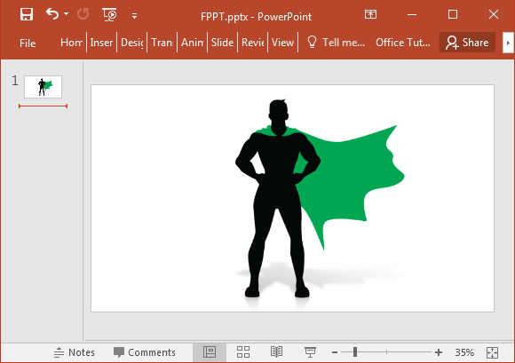 Detail Hero Powerpoint Template Nomer 50