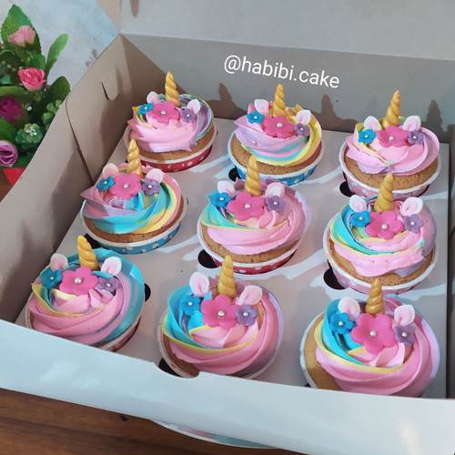 Detail Hiasan Cupcake Dengan Buttercream Nomer 45