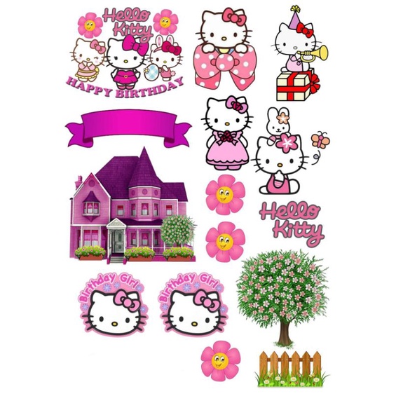 Detail Hiasan Kue Ulang Tahun Hello Kitty Nomer 37