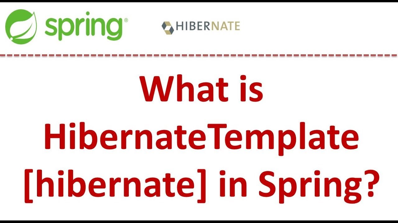 Detail Hibernate Template In Spring Nomer 3