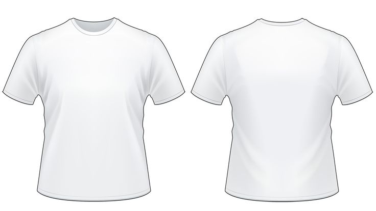 Detail High Resolution White T Shirt Template Nomer 7