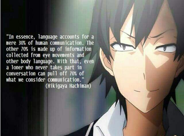 Hikigaya Hachiman Quotes - KibrisPDR