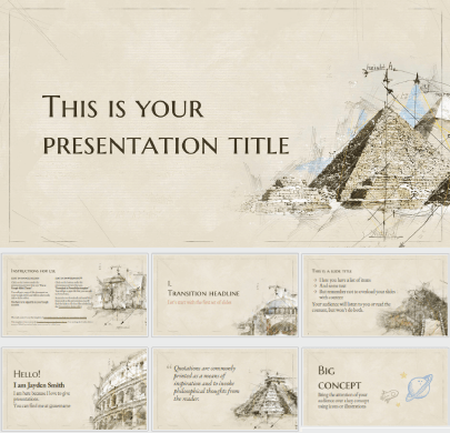 Detail History Powerpoint Template Nomer 16