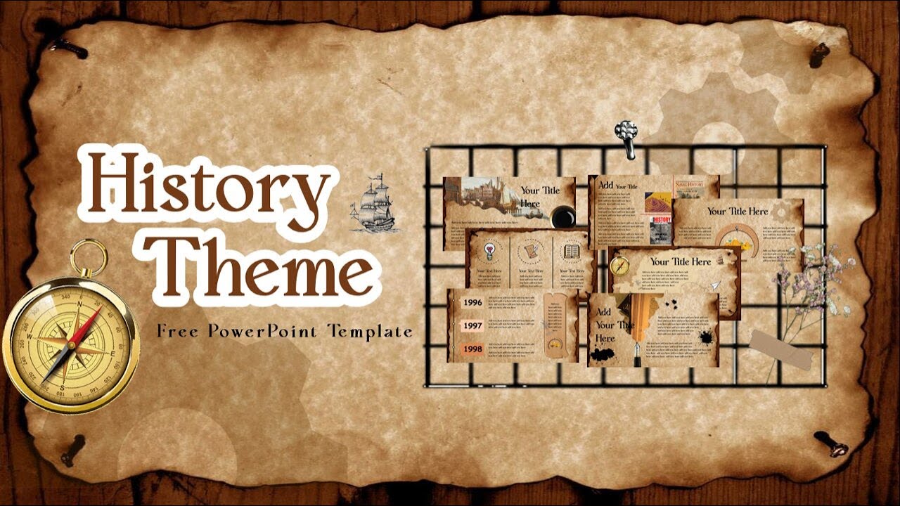 Detail History Powerpoint Template Nomer 22