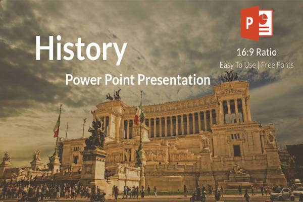 Detail History Powerpoint Template Nomer 33