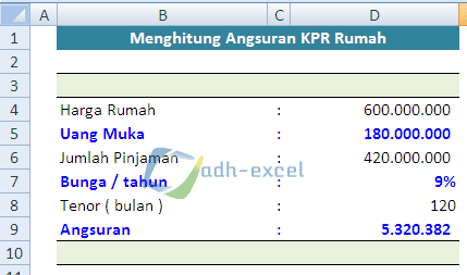 Detail Hitungan Kpr Rumah Nomer 7