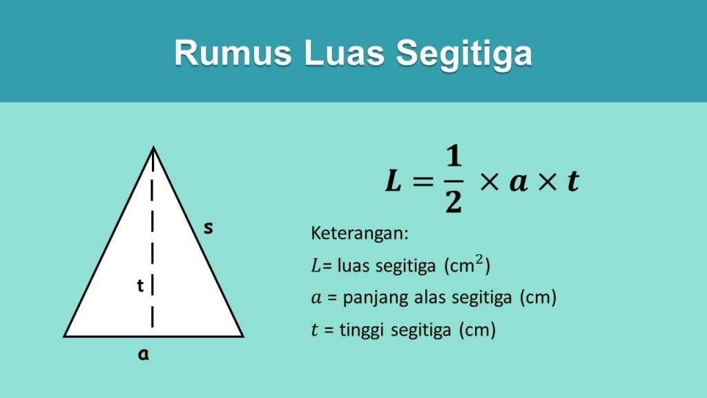 Detail Hitunglah Luas Segitiga Dalam Bentuk Gambar Nomer 5