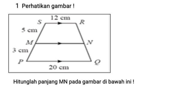 Detail Hitunglah Panjang Mn Pada Gambar Dibawah Ini Nomer 3