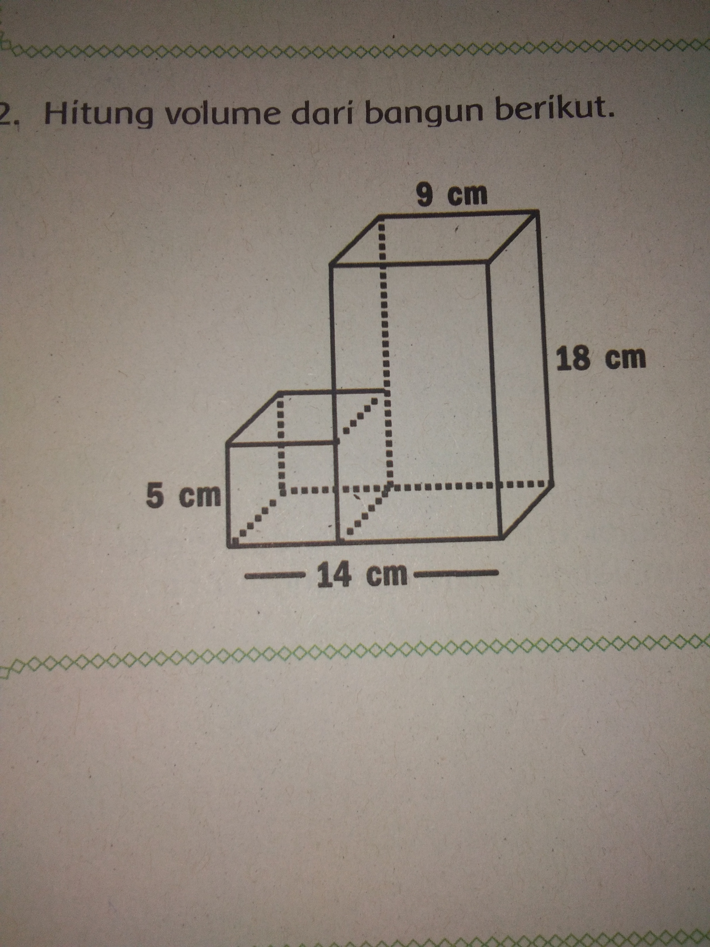 Detail Hitunglah Volume Gambar Berikut Ini Nomer 19