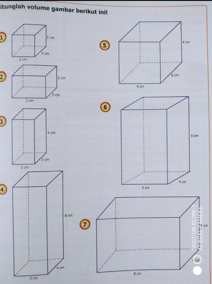 Detail Hitunglah Volume Gambar Berikut Ini Nomer 3