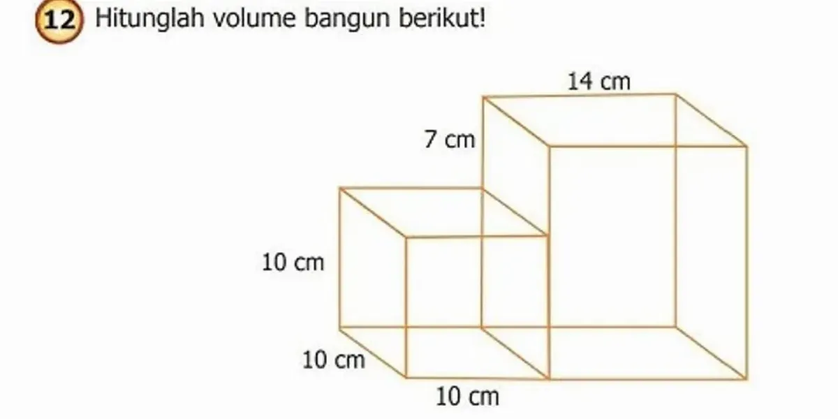 Detail Hitunglah Volume Gambar Berikut Ini Nomer 50