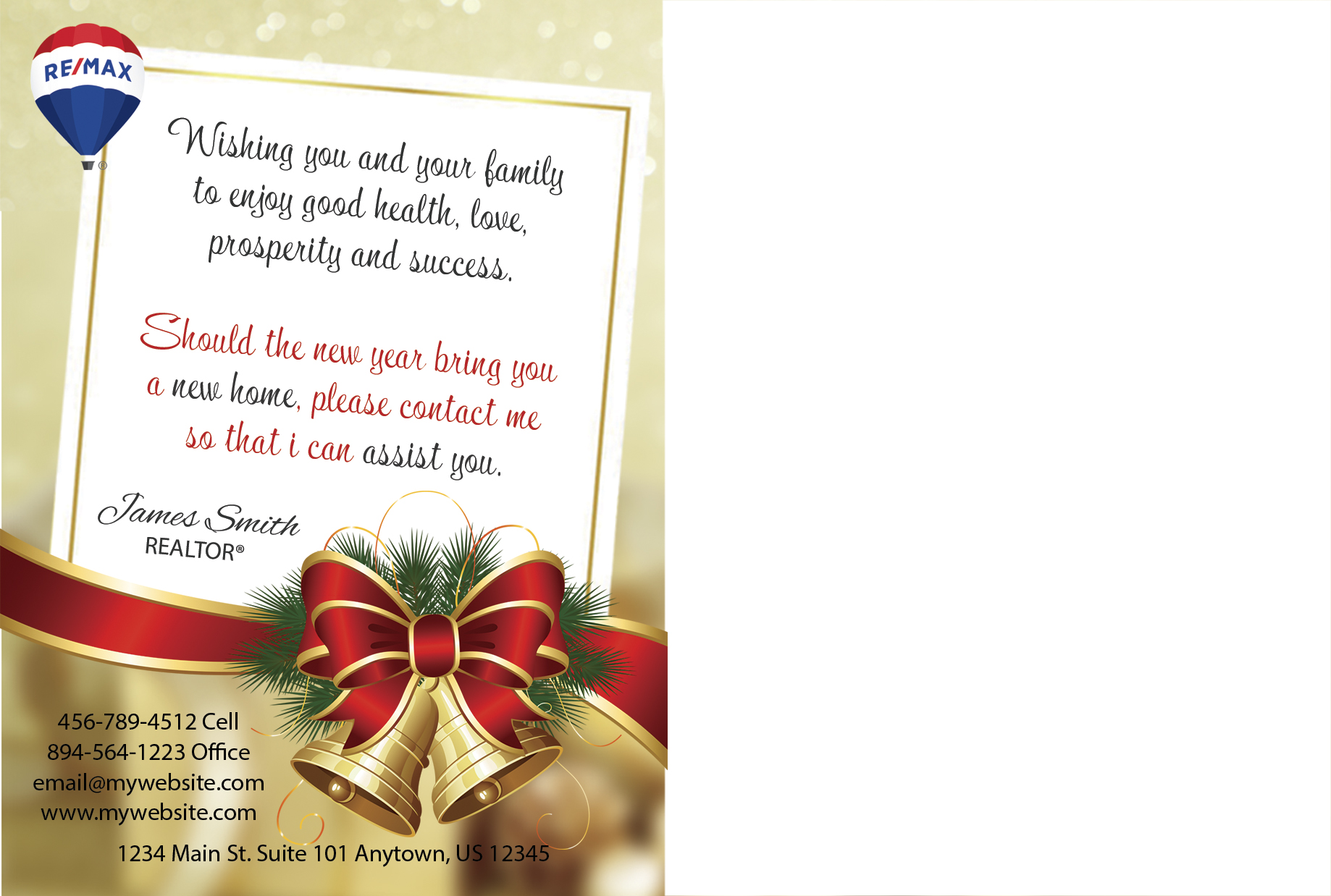 Detail Holiday Postcard Template Nomer 29