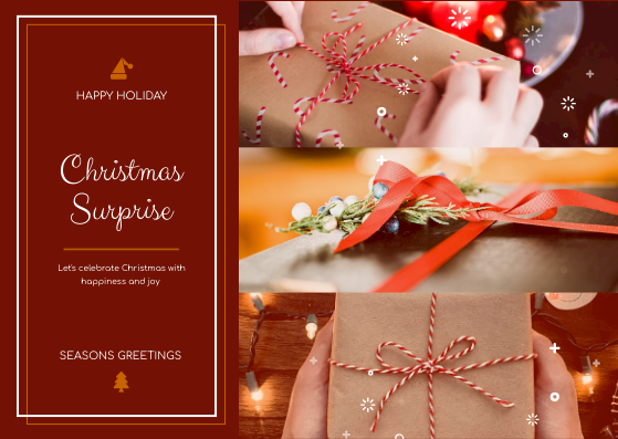 Detail Holiday Postcard Template Nomer 47