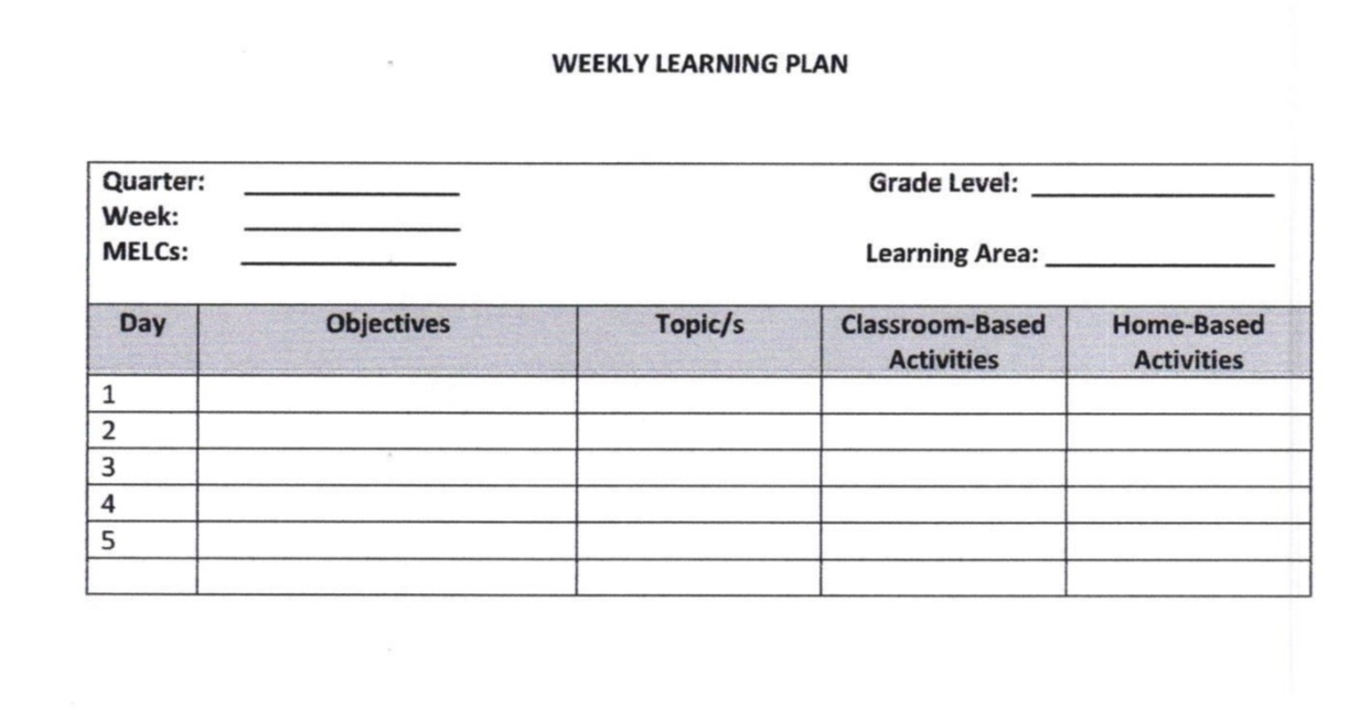 Detail Home Education Plan Template Nomer 22