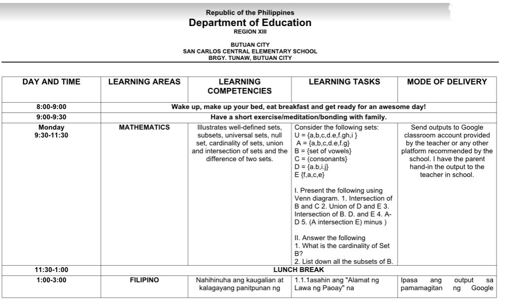 Detail Home Education Plan Template Nomer 8