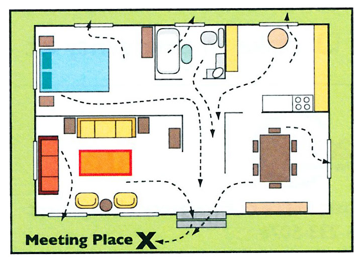 Detail Home Evacuation Plan Template Nomer 13