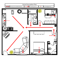 Detail Home Evacuation Plan Template Nomer 19