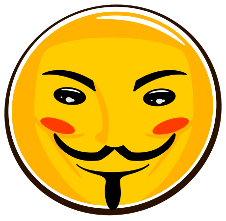 Detail Anonymous Smiley Nomer 11