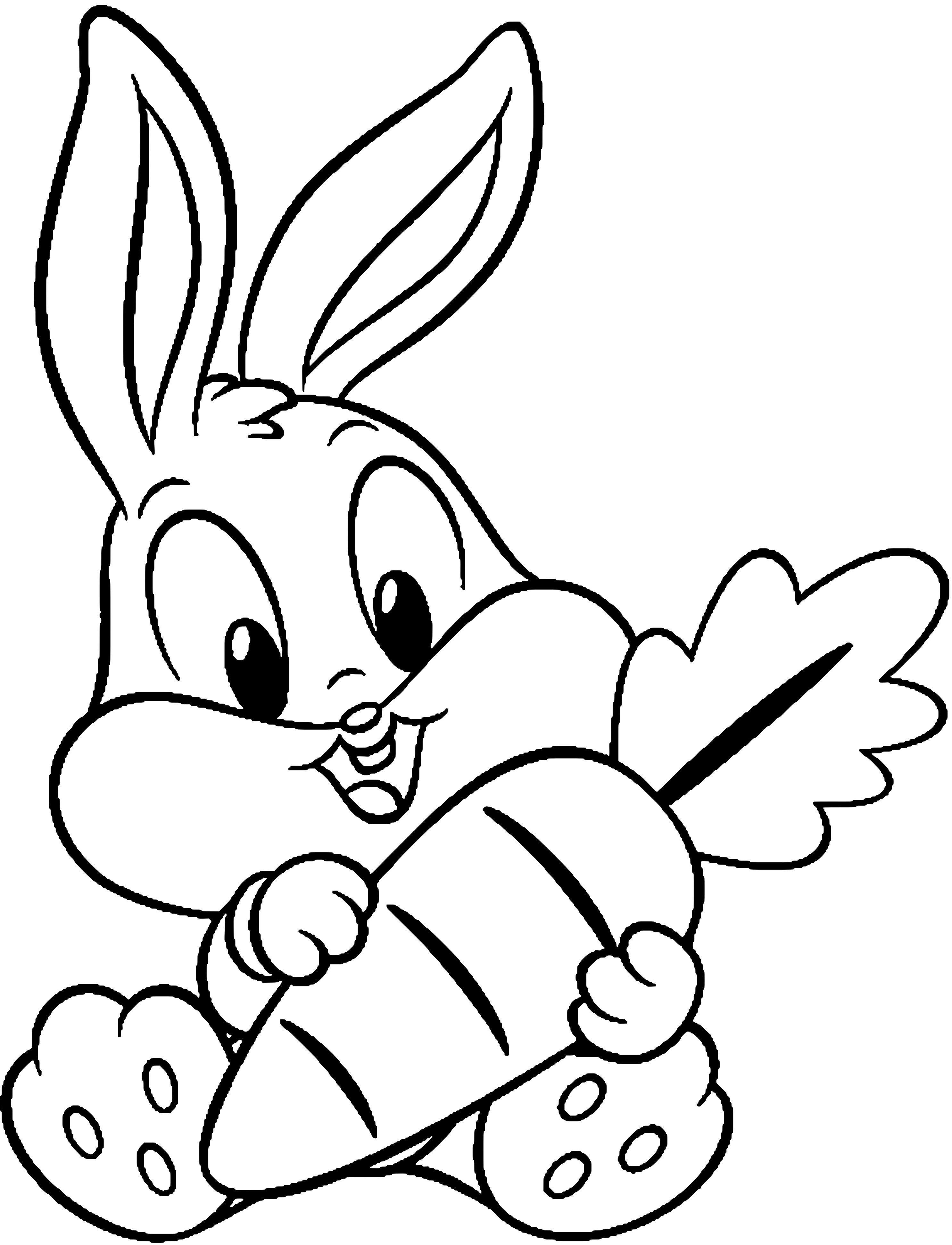 Detail Ausmalbilder Bugs Bunny Nomer 5