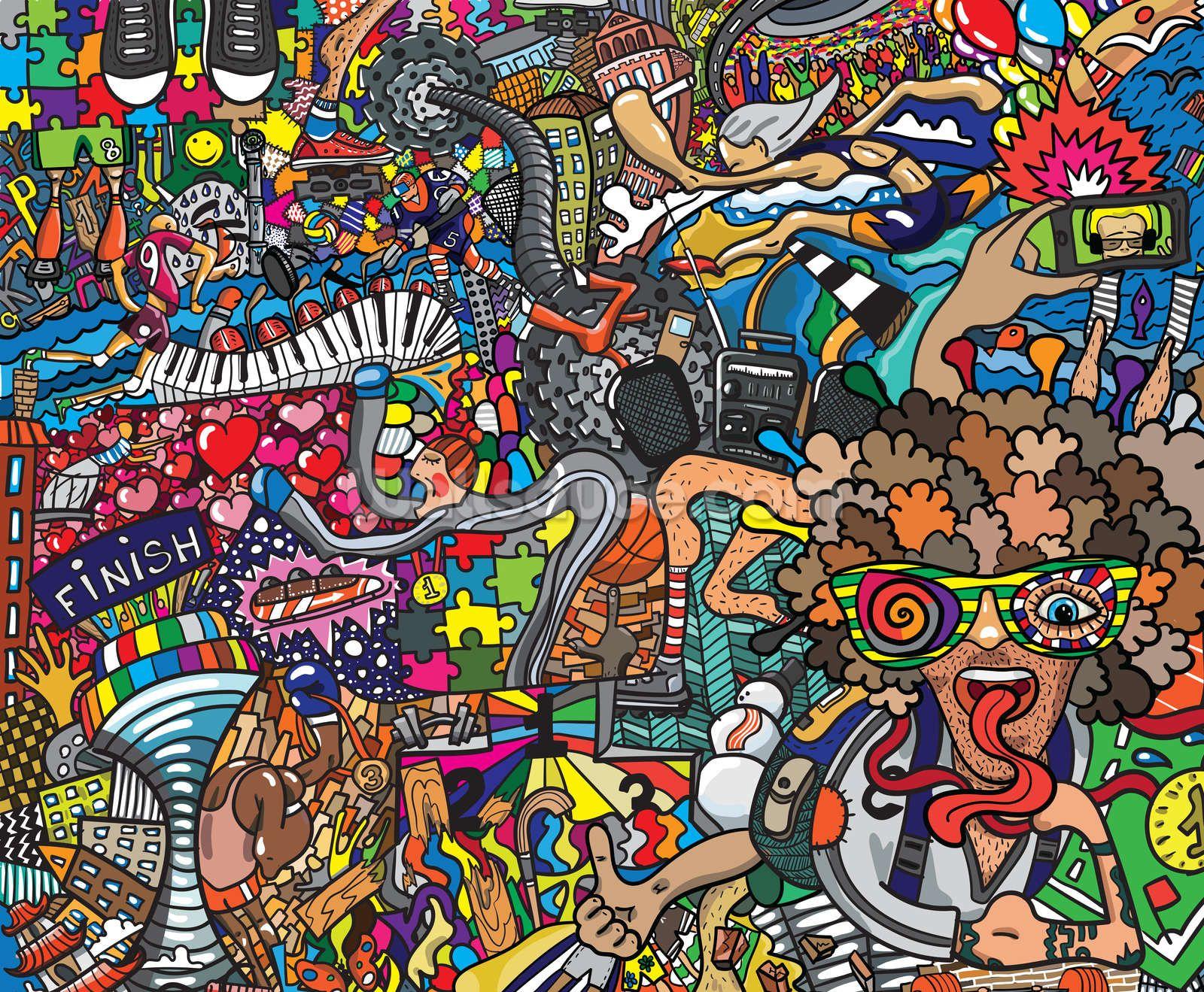 Detail Background Grafiti Keren Nomer 51