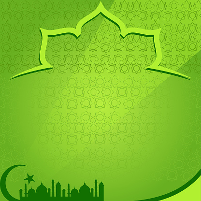 Background Green Islamic Hd - KibrisPDR