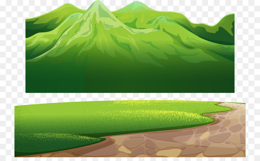 Detail Background Gunung Kartun Nomer 11