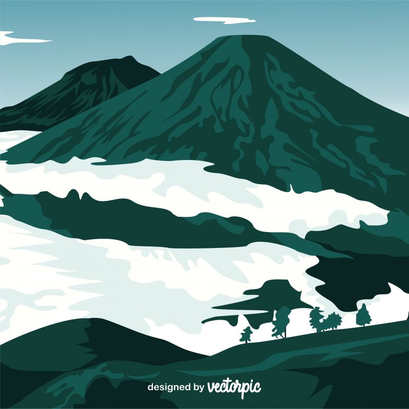 Detail Background Gunung Vector Nomer 12