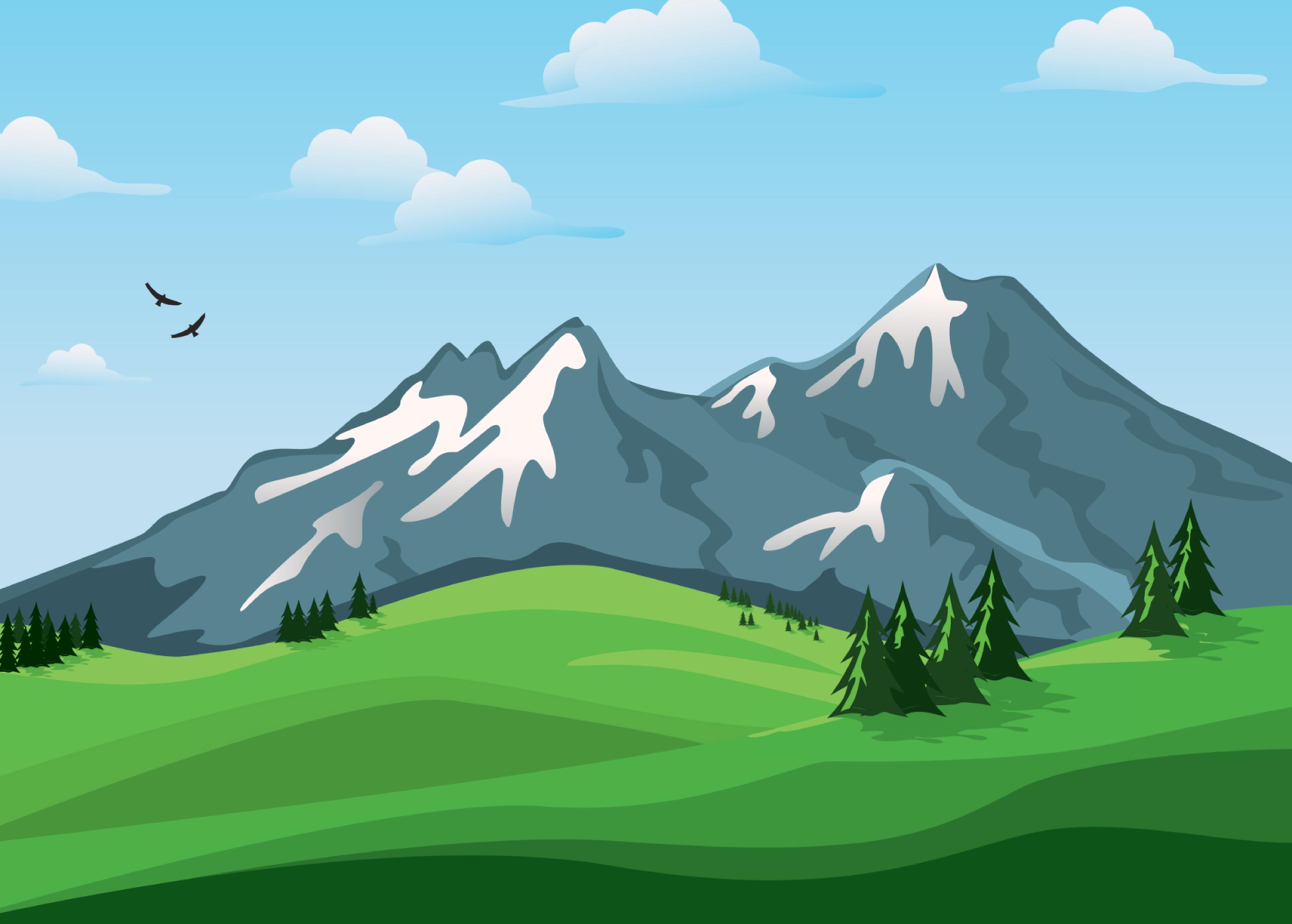 Detail Background Gunung Vector Nomer 3