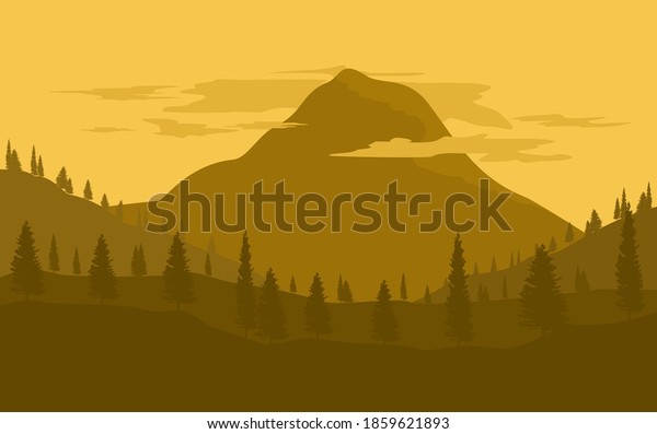 Detail Background Gunung Vector Nomer 34