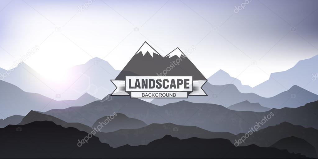 Detail Background Gunung Vector Nomer 55