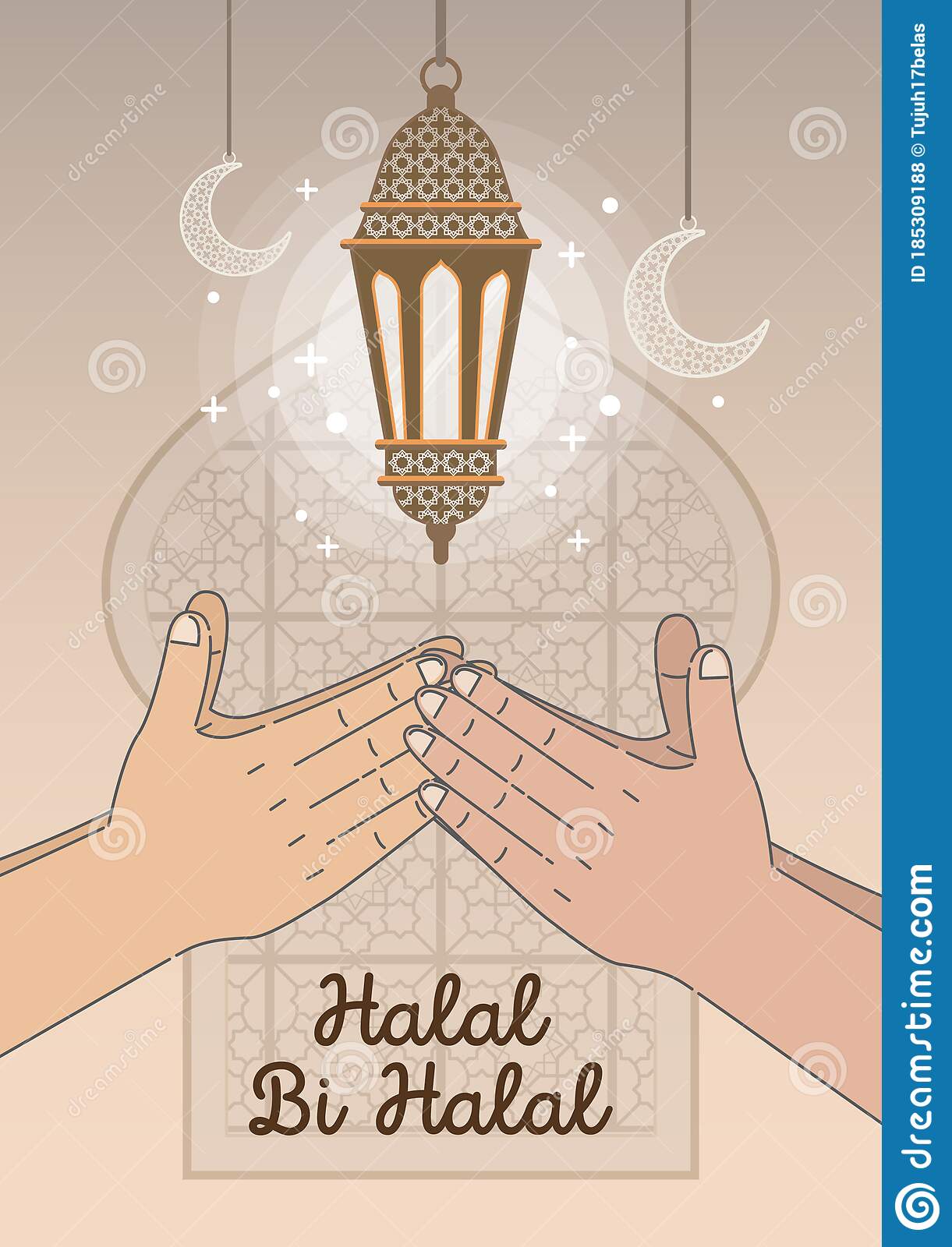 Detail Background Halal Bi Halal Vector Nomer 2