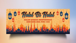 Detail Background Halal Bi Halal Vector Nomer 7