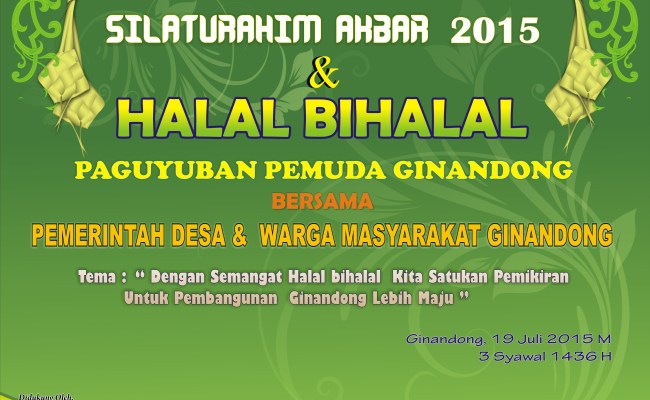 Detail Background Halal Bihalal Keren Nomer 31