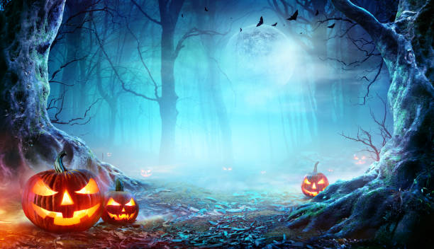 Detail Background Hallowen Nomer 2