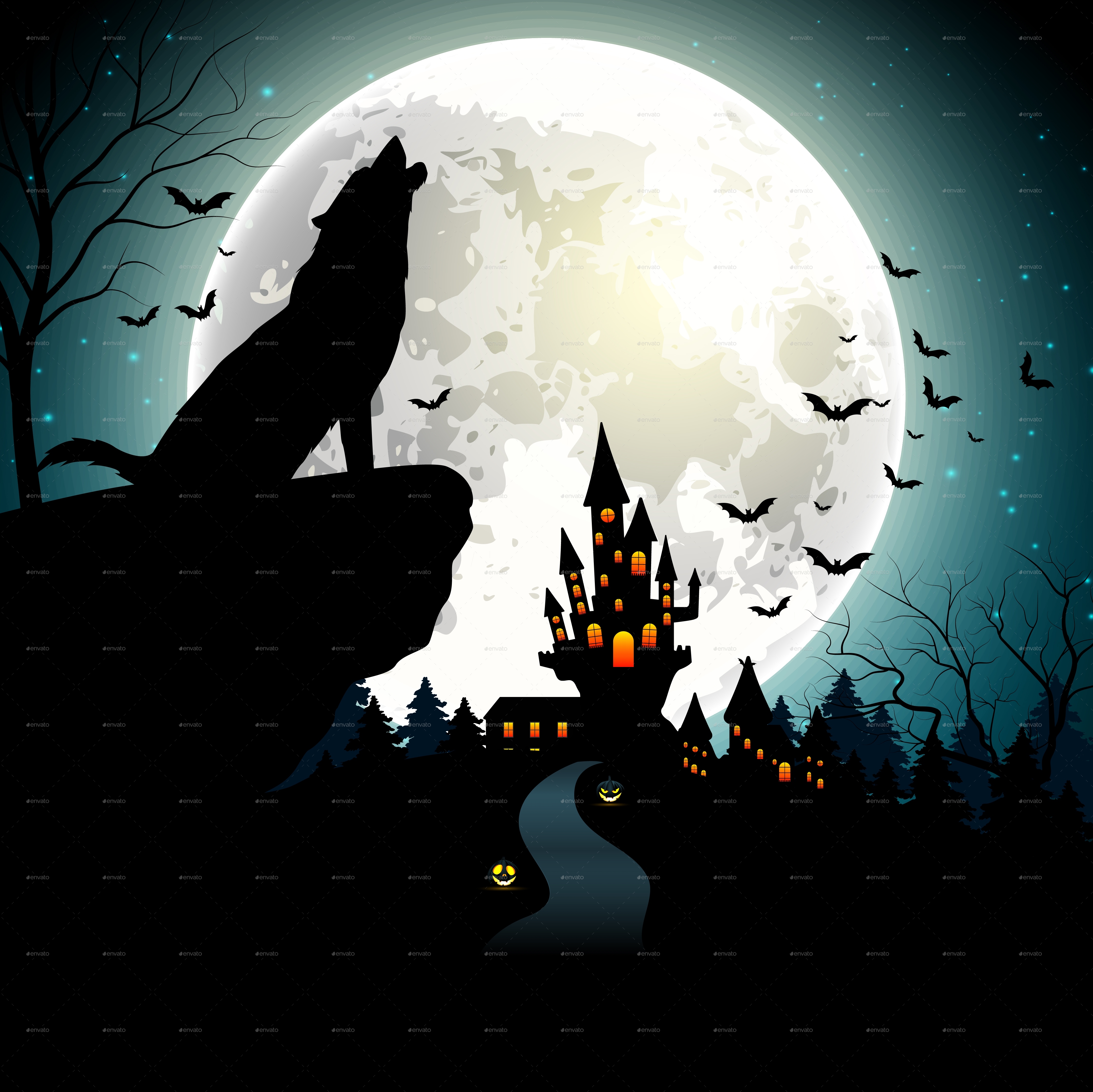 Detail Background Hallowen Nomer 11